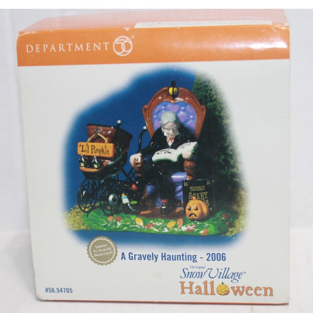 Dept. 56 Halloween Village 2006 A Gravely Haunting Scary Stories #56.54705